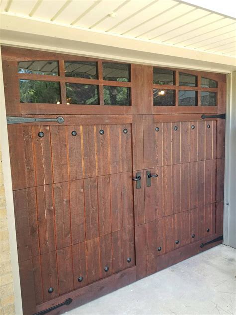 Customizable Wooden Garage Door Etsy