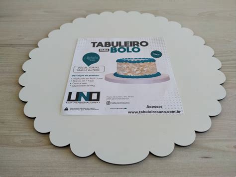 Cake Board Tabuleiro Cm Para Bolo Em Mdf Mm Ondulado C