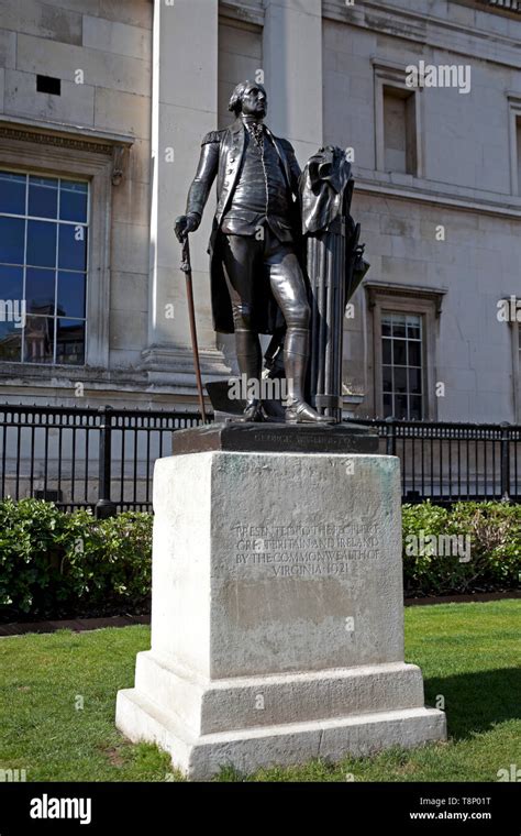 England london george washington statue hi-res stock photography and ...