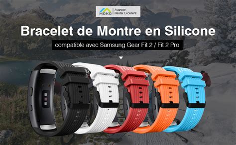 Moko Bracelet Sport Compatible Avec Samsung Gear Fit Sm R Gear Fit