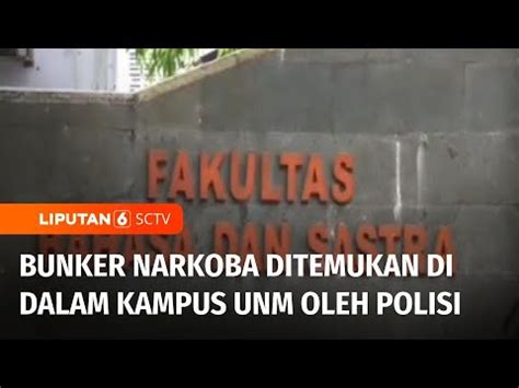 Penemuan Bunker Narkoba Di Lingkungan Kampus Unm Liputan Youtube