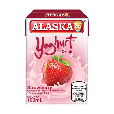 Alaska Yoghurt Strawberry Milk Drink 100ml Shopee Philippines