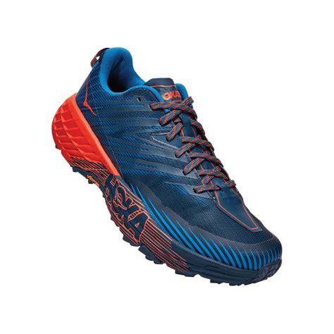 Hoka One One Speedgoat Blue Orange Ss Men S Running Shoes