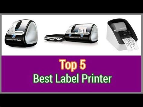 Top 5 best label printer | Label printer, Best label maker, Best printers