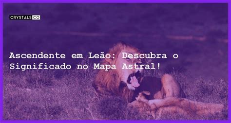 Qual O Ascendente De Leão - Ascendente em Leão: Descubra o Significado no Mapa Astral! - Blog ...
