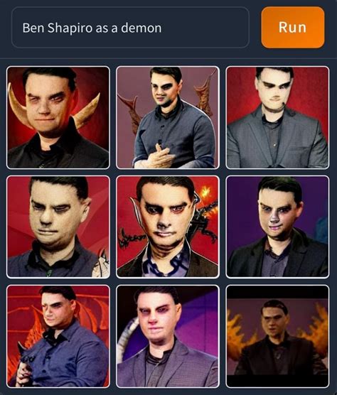 Ben Shapiro As A Demon Run Ifunny