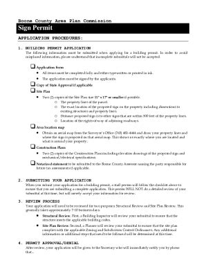 Fillable Online boone county zoning regulationsarticle 30 site plan ...