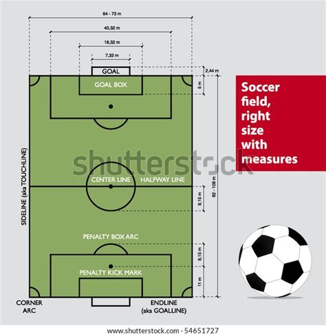 156 Football Field Measurement Stock Vectors, Images & Vector Art | Shutterstock