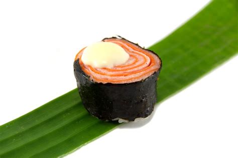 Premium Photo | Salmon sushi