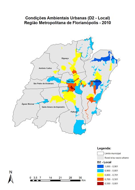 Região Metropolitana De Florianópolis Índice De Bem Estar Urbano