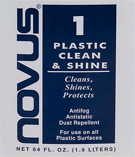 Novus Acrylic Cleaning Solution 64 Ounce Or 8 Ounce Bottles