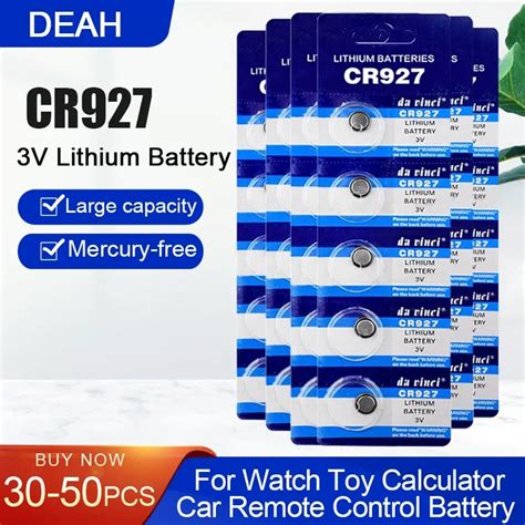 CR927 CR 927 DL927 BR927 BR927 1W CR927 1W 3V Lithium Battery For