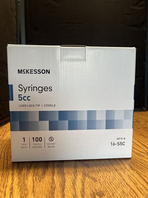 Mckesson Syringes Cc Luer Lock S C Pack Of Brand New Ebay