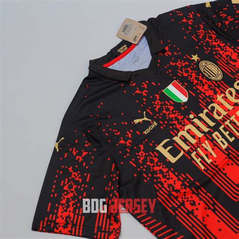 Jual JERSEY MILAN 4TH KOCHE OFFICIAL 2022 2023 GRADE ORI TOP Shopee