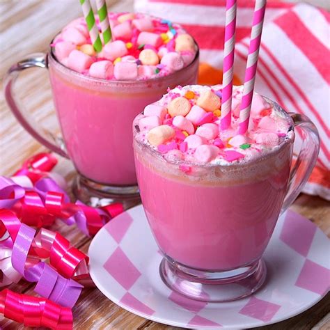 How To Make This Yummy Unicorn Hot Chocolate Afternoon Baking With Grandma