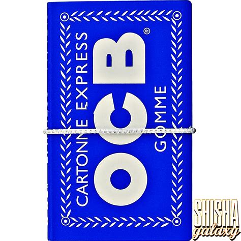 OCB Blau Regular Kurz Gummizug Zigarettenpapier 100 Blättchen