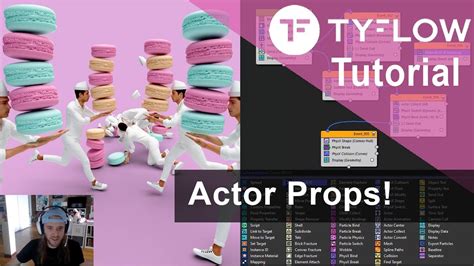 3ds Max TyFlow TUTORIAL Actor PROPS Scene Files 3dsMaxTutorial