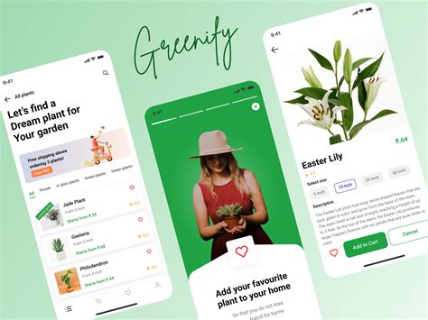 Greenify Plant App Mobile Ui Design By Nimisha Ghedia On Dribbble