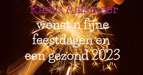 Fijne Feestdagen En Een Gezond Radio Aalsmeer