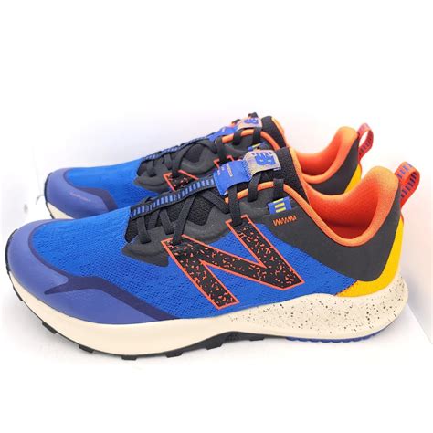 New Balance Mens Nitrel Trail Running Shoes Pacific Blue Flash Sales ...