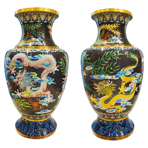 Vintage Chinese Cloisonne Vase At Stdibs