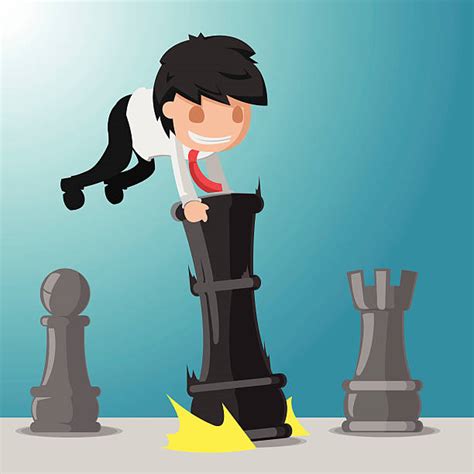 Chess Chess Board Cartoon Characters Illustrations, Royalty-Free Vector ...