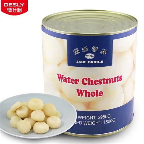 Canned Food Manufacturer Canned Vegetables Wholesale 2950 G Whole Part Canned Water Chestnuts ...