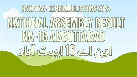 Result Na Abbottabad Vote Counting Winner