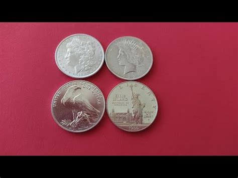 Серебряные доллары США. - YouTube