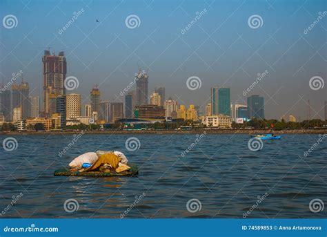 Mumbai capital of India. editorial stock photo. Image of attraction - 74589853