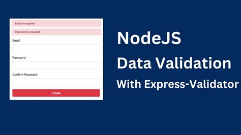 How To Handle Data Validation In Node Js Using Express Validator Youtube