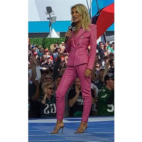 Buy Super Bowl LVII Charissa Thompson Pink Suit Outfit