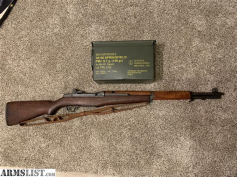 Armslist For Sale Springfield M Garand Rds Of Ammo