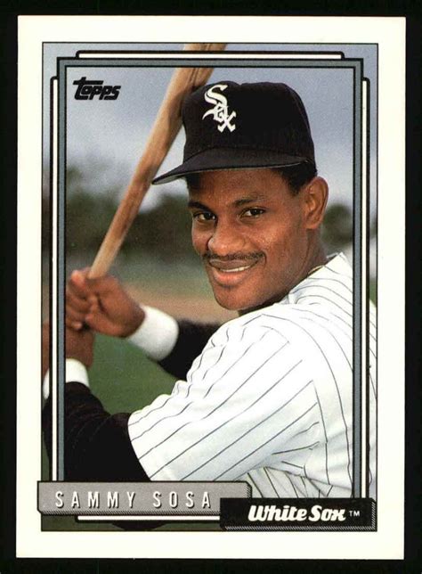 Sammy Sosa White Sox Card