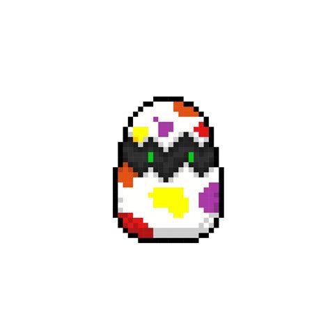 egg creature in pixel art style 20577506 Vector Art at Vecteezy