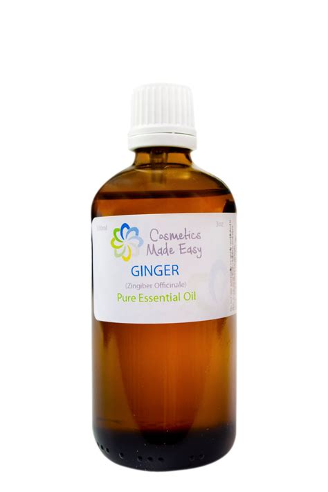 Ginger Essential Oil Zingiber Officinale Cosmetics Made Easy