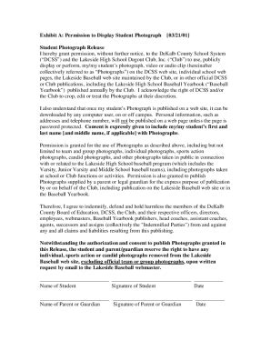 Fillable Online Film Videotape And Or Photograph Release Form Fax