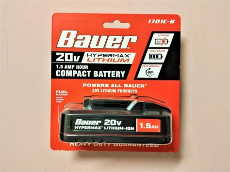 Bauer V Ah High Capacity Lithium Ion Battery C B Upc