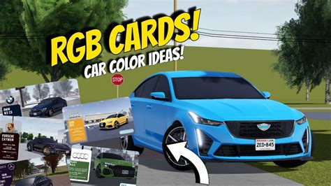 RGB Paint Cards Greenville Roblox YouTube