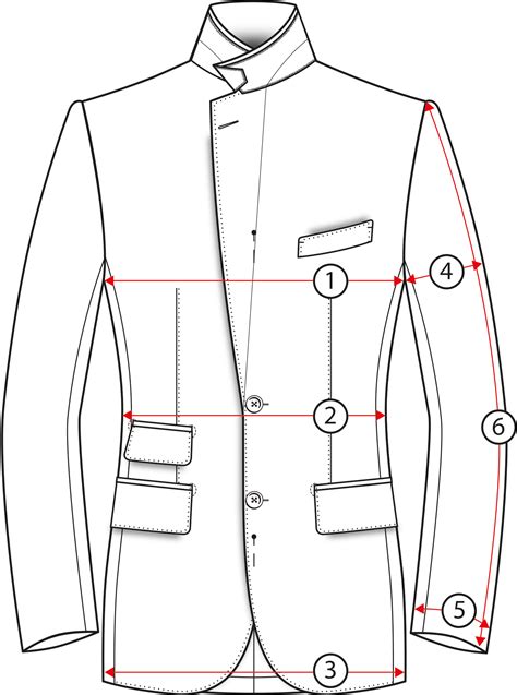 Suit Jacket And Sport Coat Size Charts He Spoke Style