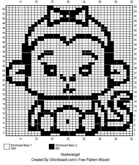 A Cross Stitch Pattern With An Image Of A Woman S Face