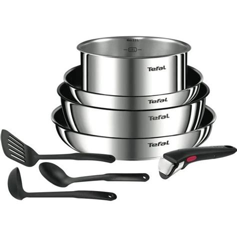 TEFAL L8978S04 Batterie de cuisine Ingenio Emotion Lot 8 pièces