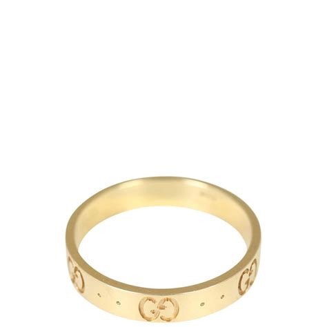 Gucci Icon 18k Yellow Gold Ring