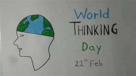 World Thinking Day Poster Drawing And Painting On World Thinking Day