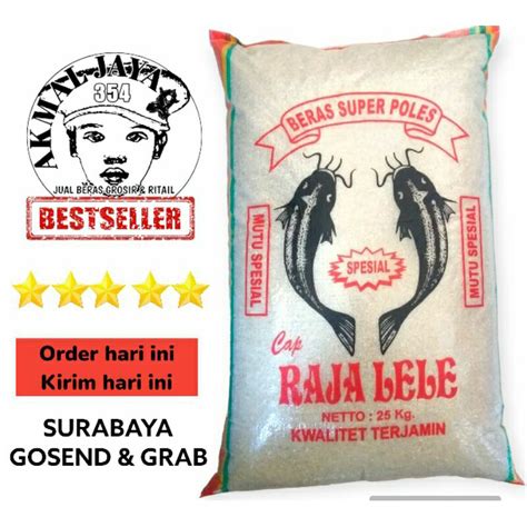 Jual Beras Cap Raja Lele Putri Agri Kg Shopee Indonesia