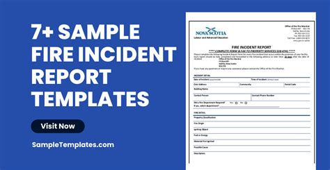 FREE 7 Sample Fire Incident Reports In PDF MS Word