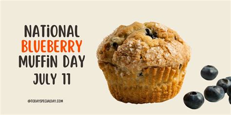 National Blueberry Muffin Day July History Recipe