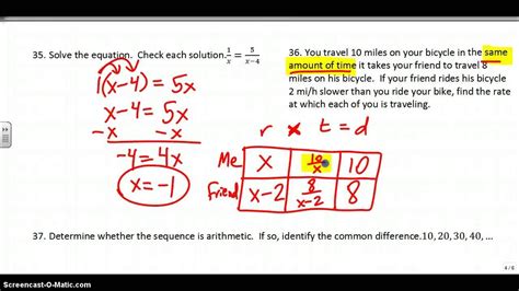 Algebra 2 Final Exam Review Part 4 Youtube