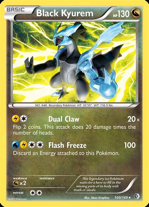 Black Kyurem BCR 100 | Pokemon TCG POK Cards