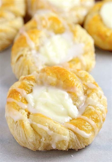 Lemon Cheesecake Crescent Rolls Snack Food